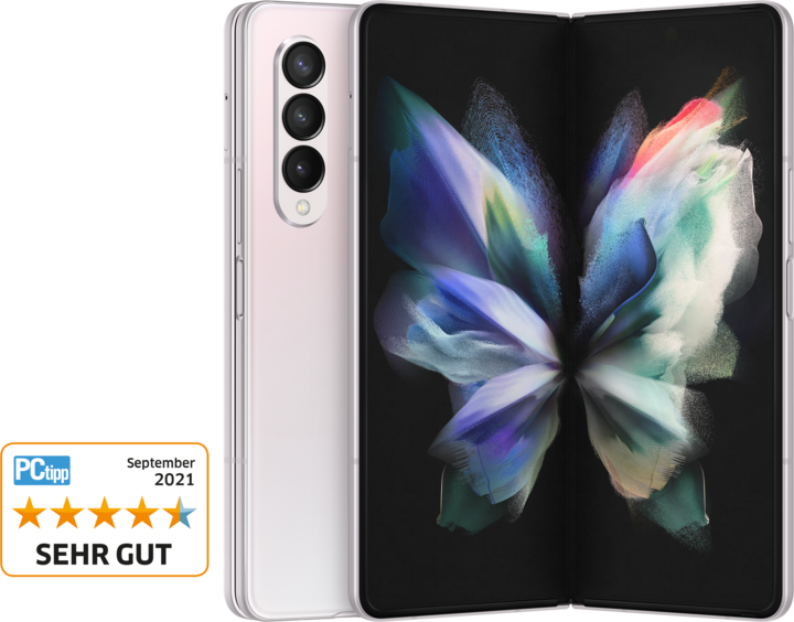 Actual product image Samsung Galaxy Z Fold3 5G (512 GB, Phantom silver, 7.60", SIM + eSIM, 12 Mpx, 5G)