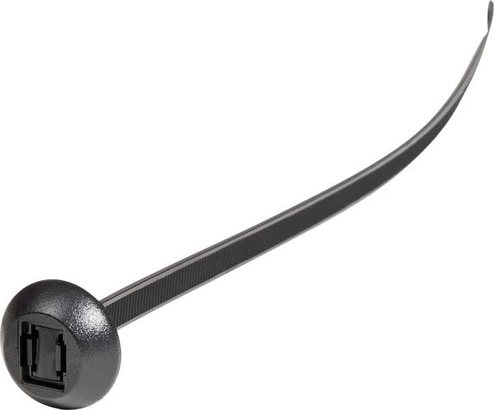 HellermannTyton Colliers de serrage noirs 375 mm x 7.6 mm 250 pièces (Serre-câbles en plastique, 375 mm, 250 pcs)