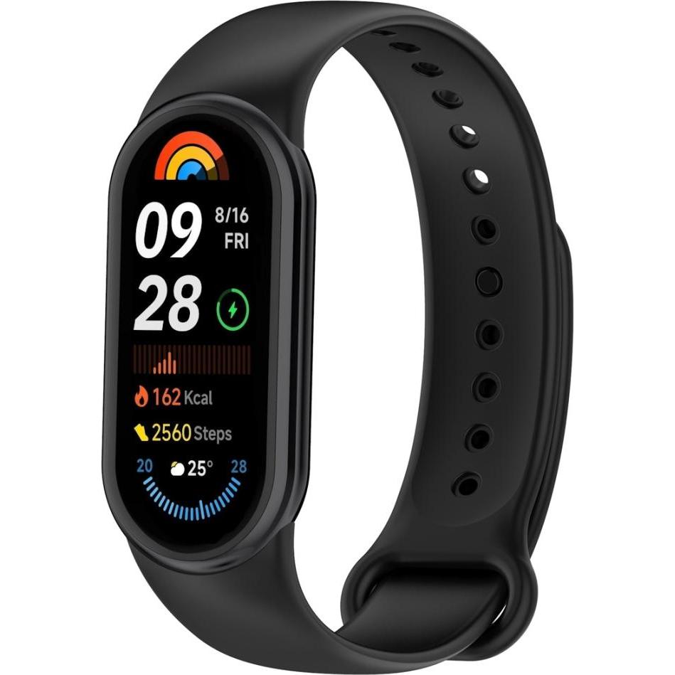 Thumbnail - Screenguard Silicone Strap Ersatzarmband (Silikon), Uhrenarmband, Schwarz