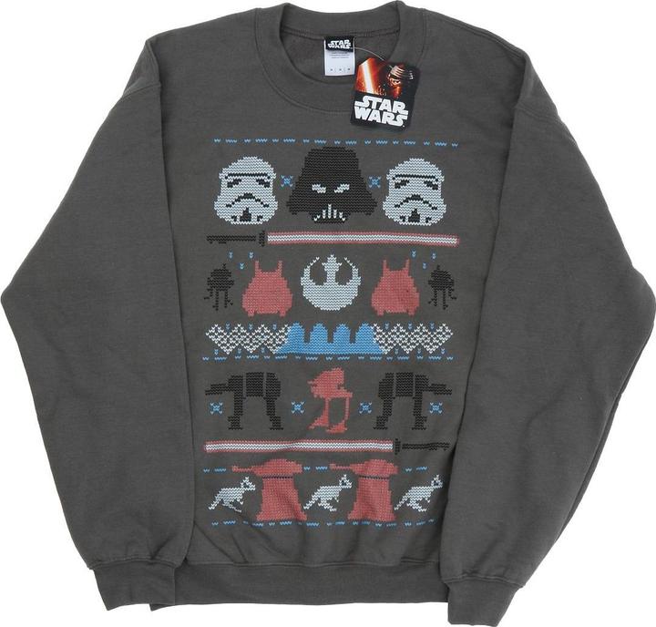 Produktbild Star Wars Dark Side Fair Isle Christmas Sweatshirt (S)