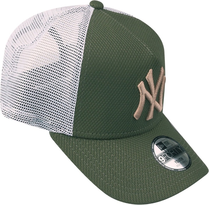Produktbild New Era Kinder Cap - DIAMOND TRUCKER NY Yankees oliv Child (53, 52 C, 54 C)