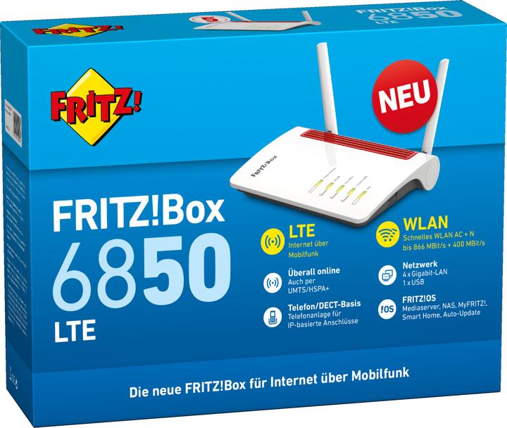 Actual product image FRITZ! Box 6850 LTE