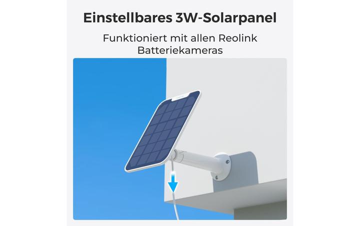 Immagine prodotto Reolink Argus Series B330+Solar Panel+64GB SD Card-5MP (2592 x 1920 pixel)