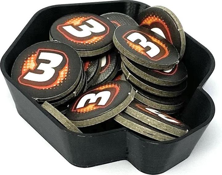 Produktbild Feldherr 3D14SET - 16er Set Token-Tray SHELL Mini (Kunststoff)