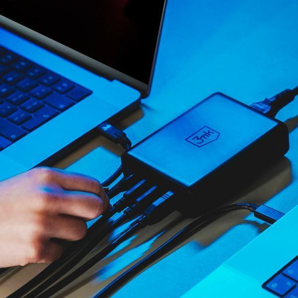 Produktbild 3MK Hyper Charging Station 240W stacja ładująca (140 W, 4 Ports)