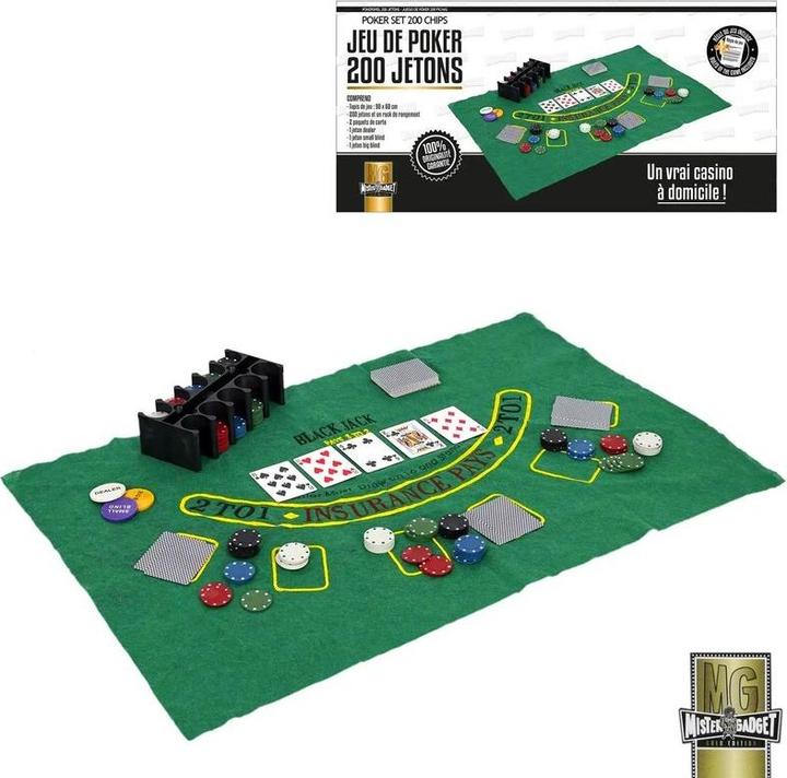 Produktbild Mister Gadget Pokerspiel 200 Chips