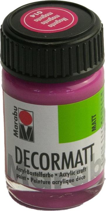 Produktbild Marabu Decormatt Acryl 15 ml im Glas magenta (Magenta, 15 ml)
