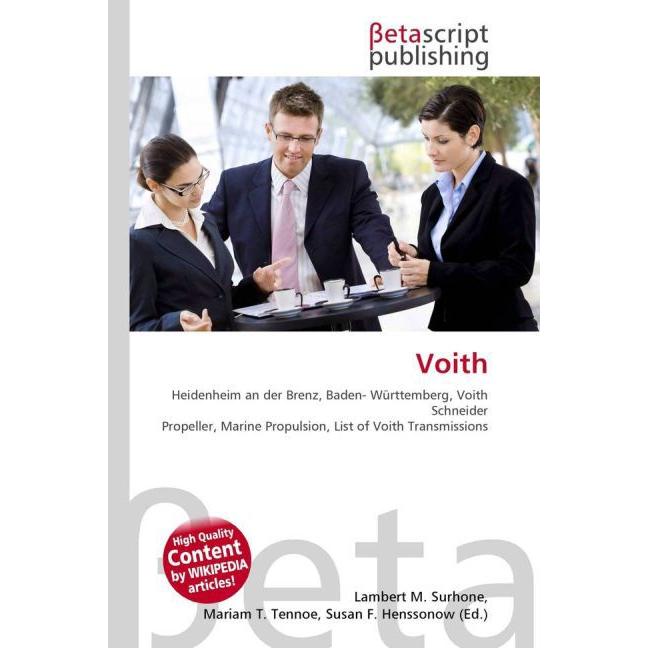 Voith, Fachbücher von Susan F. Marseken, Lambert M. Surhone, Miriam T. Timpledon