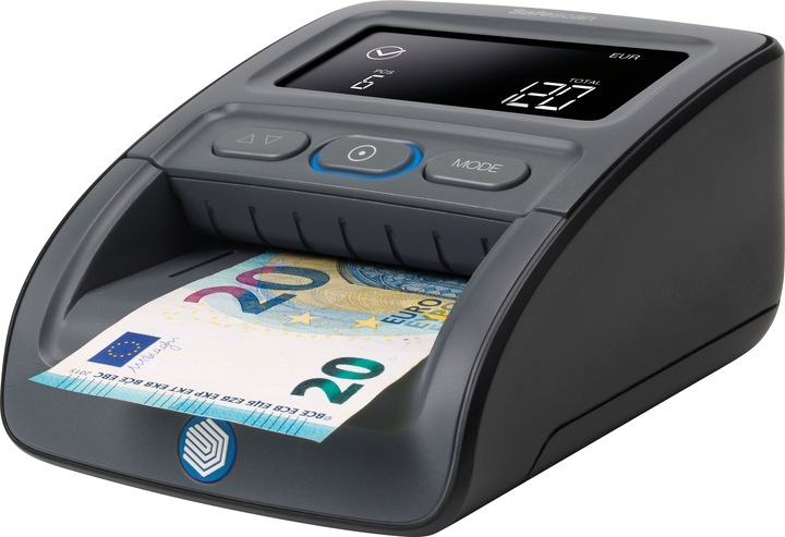 Produktbild Safescan 155-S Komplett SET Geldprüfgerät Batterie & Stapler (Geldscheinprüfer)