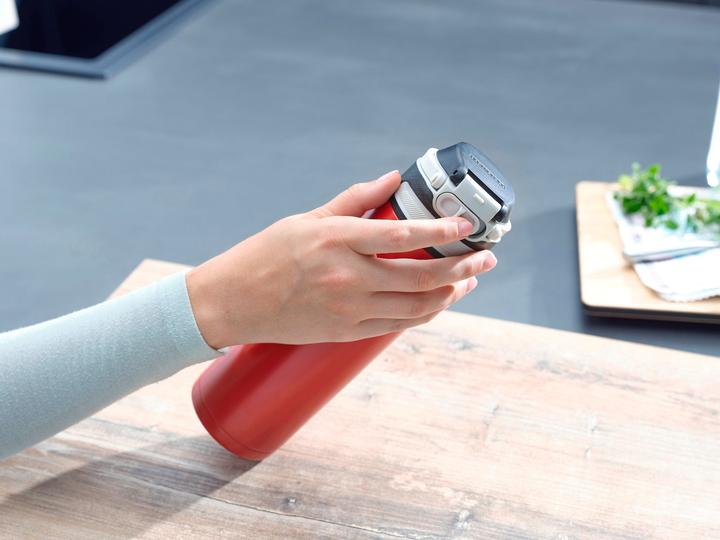 Actual product image Leifheit Borraccia Flip Acciaio Rossa 600ml (0.60 l)
