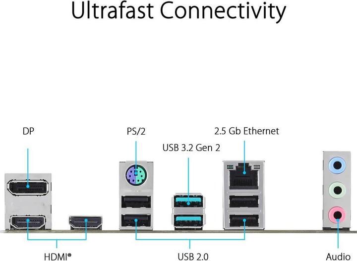 Image du produit ASUS PRIME B760M-A D4-CSM (LGA 1700, Intel B760, mATX)