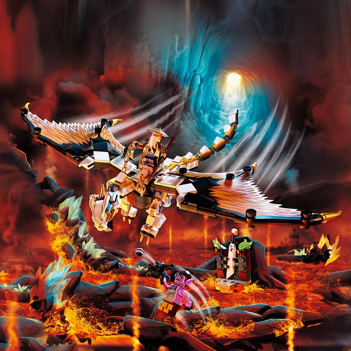 Image du produit LEGO Le dangereux dragon de Wu (71718, LEGO Ninjago)