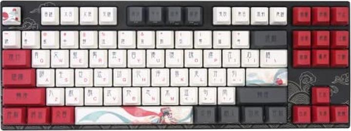 Varmilo VEA87 Beijing Opera TKL Gaming Keyboard, MX-Brown, white LED - US Layout (US, Cable)