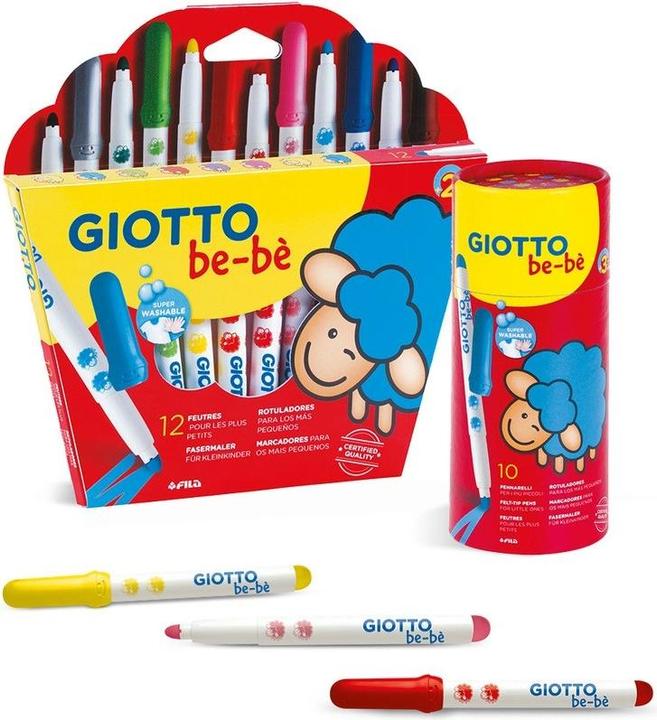 Image du produit Giotto Feutres be-bé 6 pièces, Multicolore, Largeur de trait : Aucun (6x)
