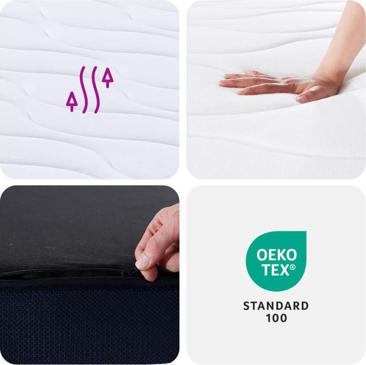 Produktbild vidaXL Taschenfederkern-Matratze (90 x 190 cm)