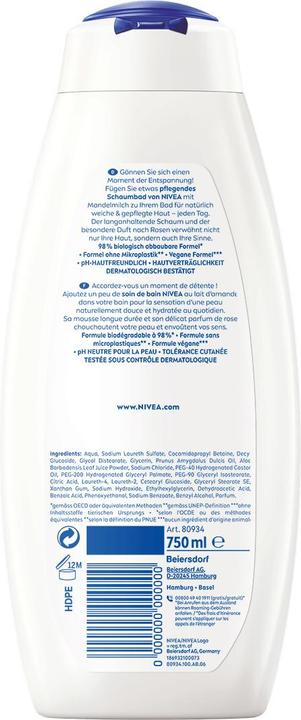 Produktbild NIVEA Pflegebad Care & Roses (750 ml)