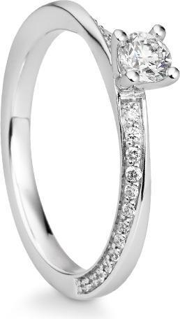 Produktbild Breuning RING - BRILL. 0,343 Ct. H/si (62, 750/18 K Gold)