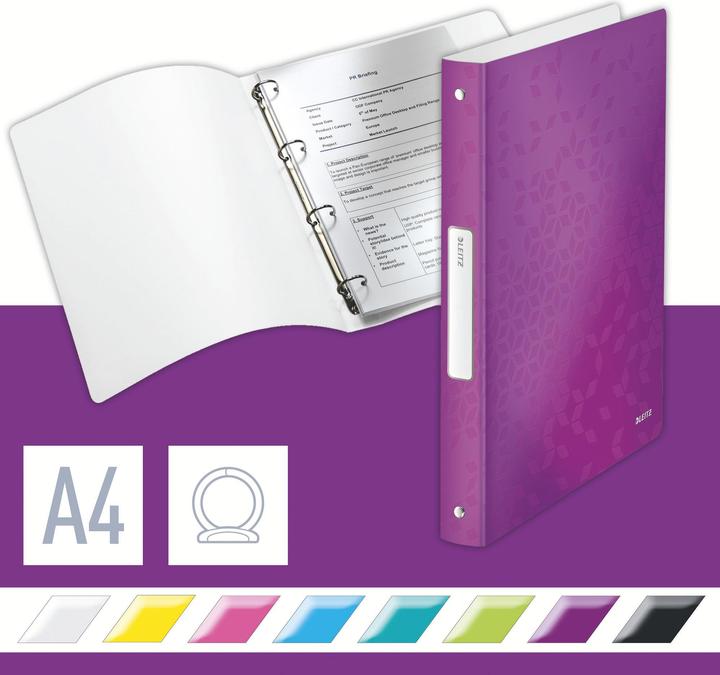 Produktbild Leitz WOW - Ringbuch (A4, 257 mm, 1 Stück)
