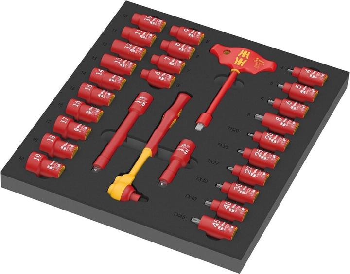 Actual product image Wera Foam insert 8007 B Cyclops VDE Set 1 9726