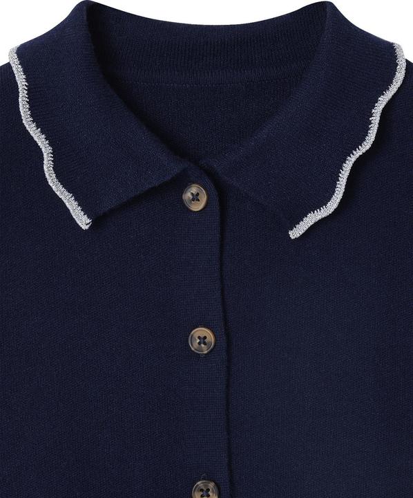 Actual product image Vertbaudet Mädchen Cardigan mit Glitzer-Kragen (158)