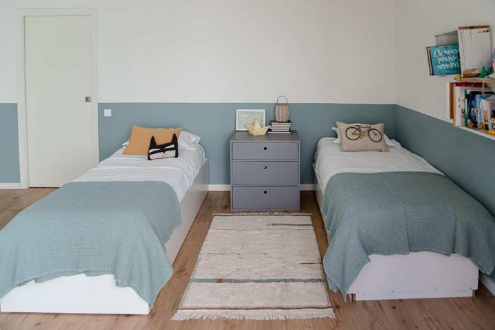 Actual product image Lorena Canals Rug Lanes Vintage Blue - XS (90 x 130 cm)