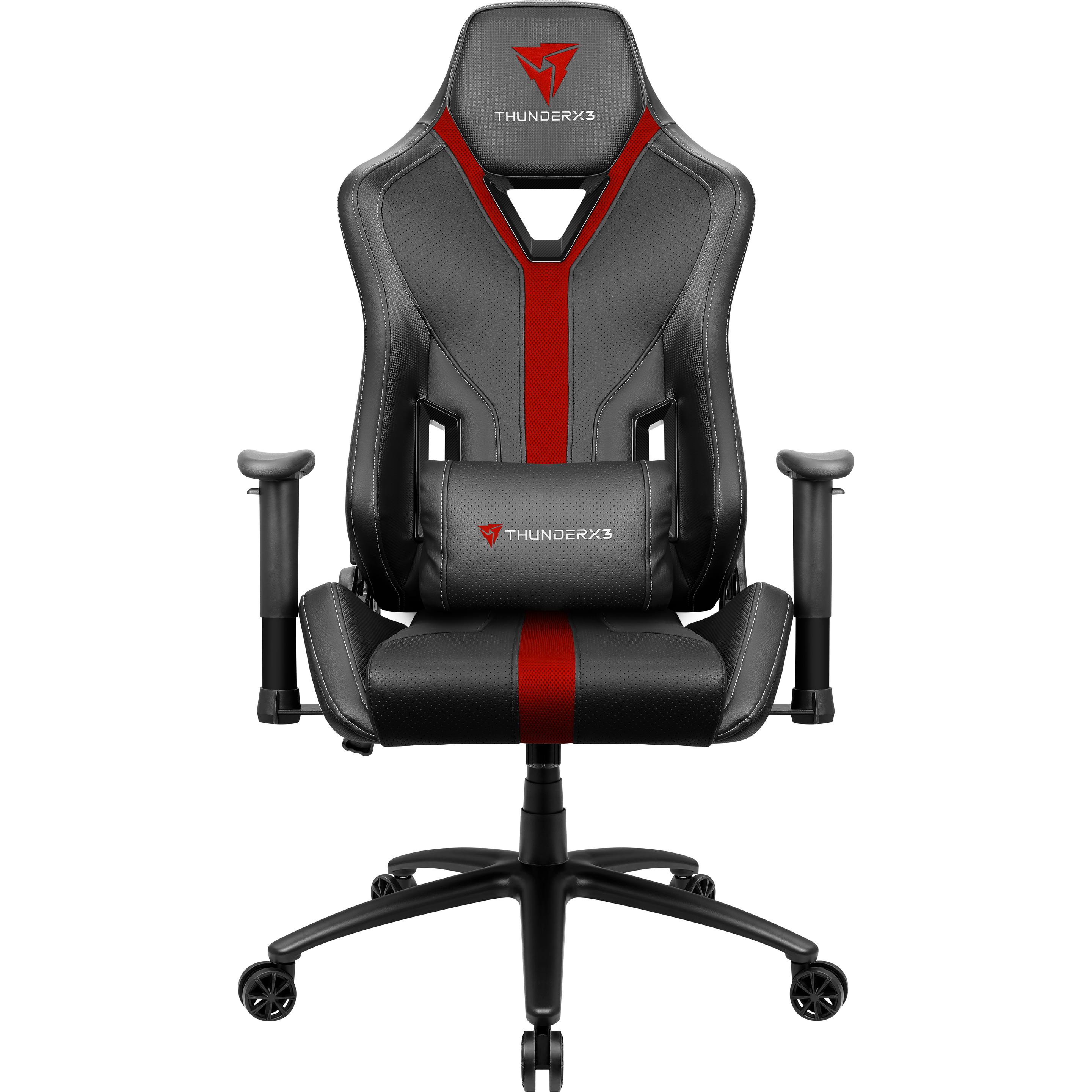 Thunder X3 Fauteuil compatible YC3 Air (Noir/Rouge), Gaming Stuhl, Schwarz, Rot