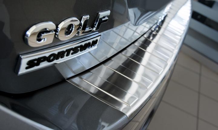 Actual product image Avisa Stainless steel bumper protection for VW Golf Sportsvan from 2014 until today (Rear)
