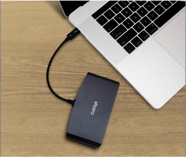 Produktbild CalDigit Mini Dock Dual (Thunderbolt, USB-A, 3 Ports)