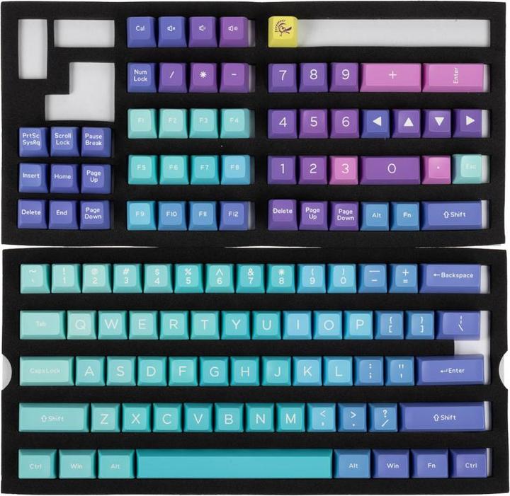 Actual product image Ducky Azure ABS