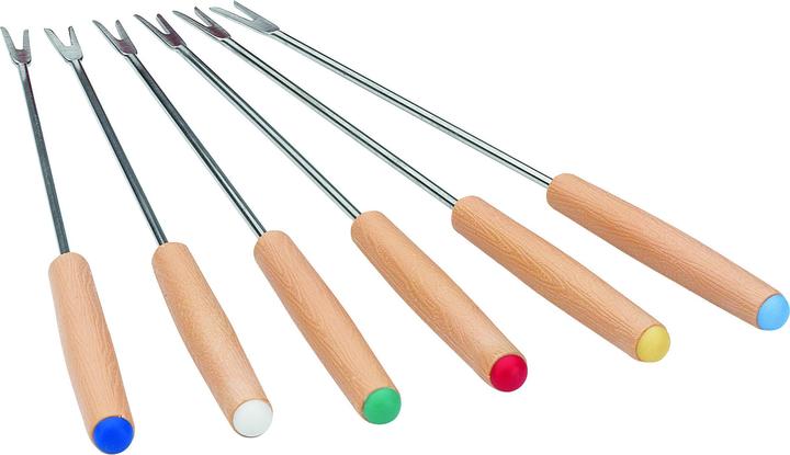 Mäser Fourchette à fondue ES/bois 6 pièces
