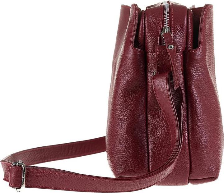 Actual product image Pierre Cardin Damen Umhängetasche Made In Italy - Modell Aralia Lux - 100% Leder - 30.0 X 23.0 X 13.0 Cm