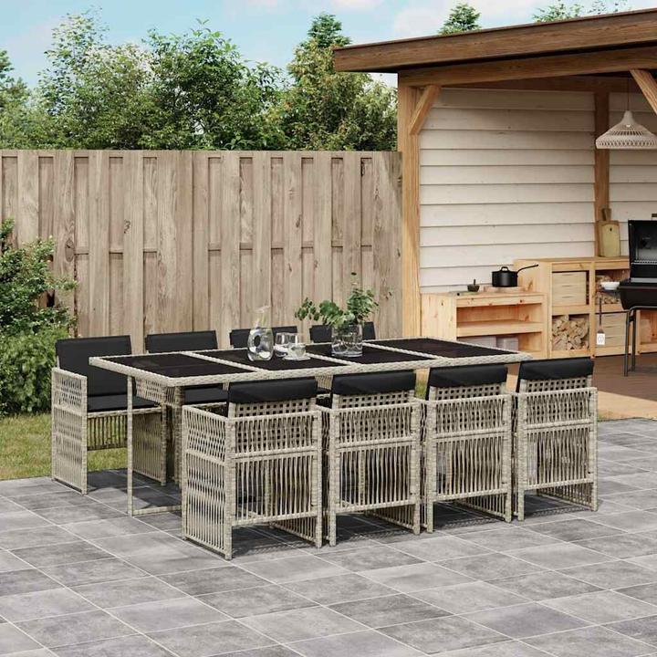 Produktbild vidaXL Garten Essgruppe (220 x 106 x 73 cm)