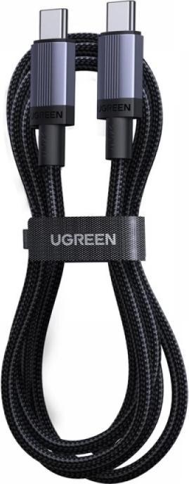 Actual product image Ugreen Cable USB USB-C - USB-C 1 m Czarno-szary (6941876269075) (1 m, 240 W)