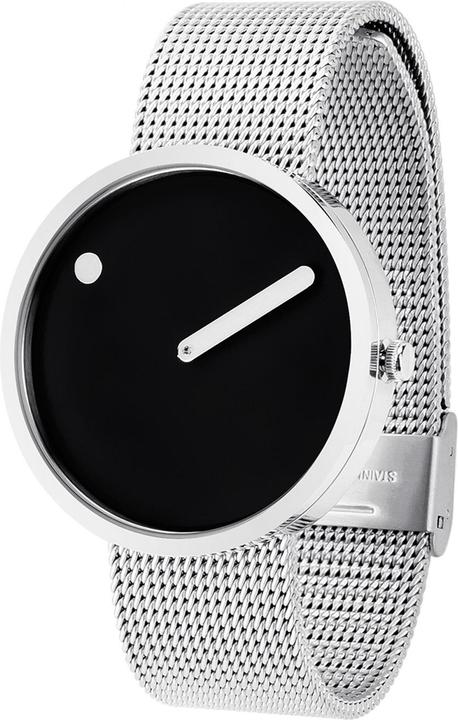 Produktbild Picto 43370-0820S Black Unisex 40mm 5ATM (Analoguhr, 40 mm)