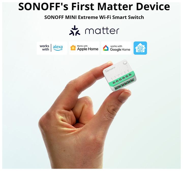 Actual product image Sonoff Minir4m (Switch actuator)