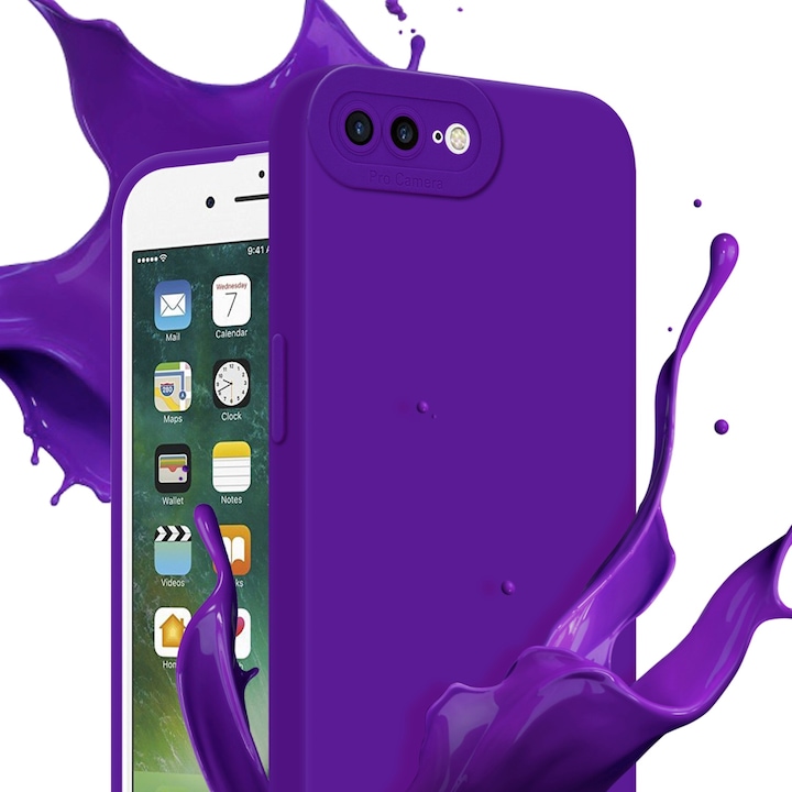 Actual product image Cadorabo Case for Apple iPhone 7 PLUS / 7S PLUS / 8 PLUS in TPU Fluid LM162 Style (Apple iPhone 7 Plus, Apple iPhone 7s Plus)