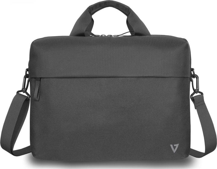 V7 14in Eco-Friendly Briefcase Rpet Top Loading Laptop Bag (14", Universal)