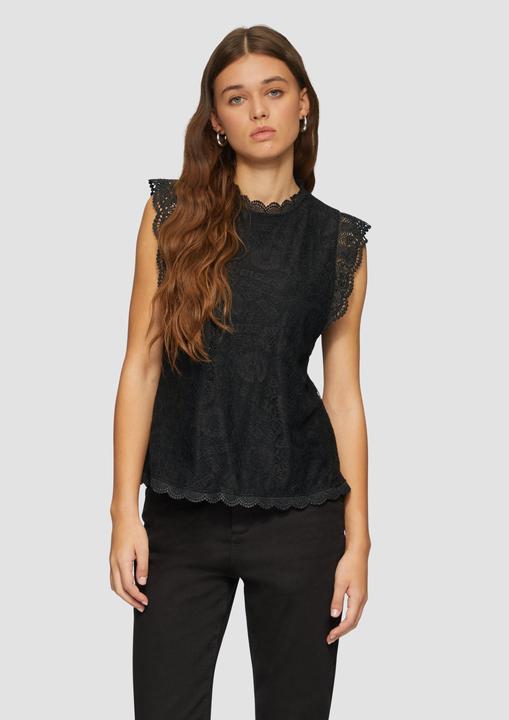Produktbild s.Oliver Bluse Blusentop aus Spitze (XS)