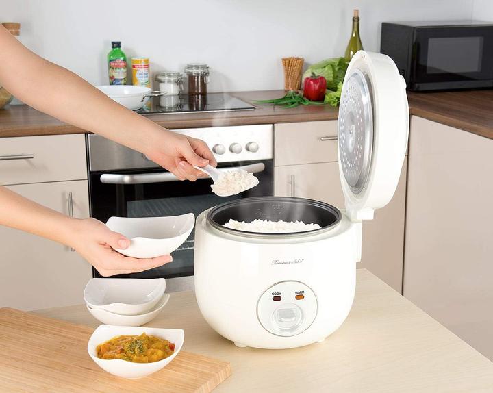 Produktbild Rosenstein & Söhne Reiskocher mit Warmhalte-Funktion & Dampfgar-Einsatz