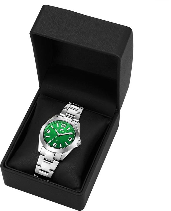 Immagine prodotto Orologio al quarzo da donna Majestia in acciaio inox argento - 32438 (Orologio da polso analogico, 37.50 mm)