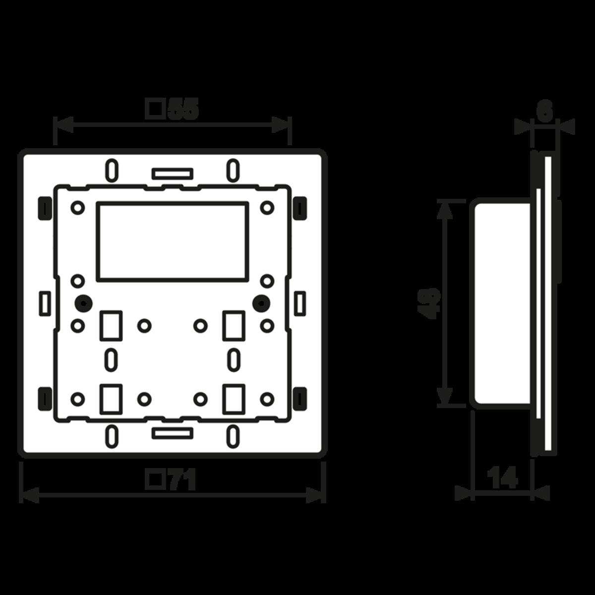 Thumbnail - JUNG KNX Komp.Raumcontroller, Thermostat