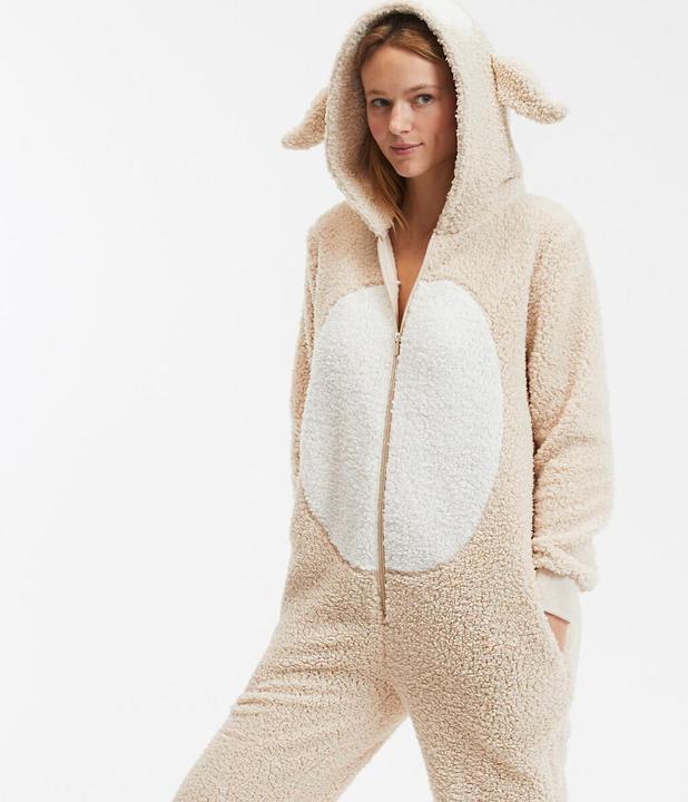 Actual product image So'home Kapuzenjumpsuit aus Sherpa-Fleece (34)