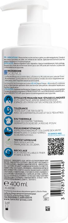 Actual product image La Roche Posay Lipikar Baume AP+M (Body cream, 400 ml)