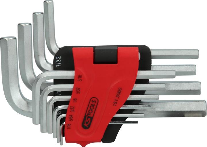 Actual product image KS Tools Angle pin wrench set in folding holder