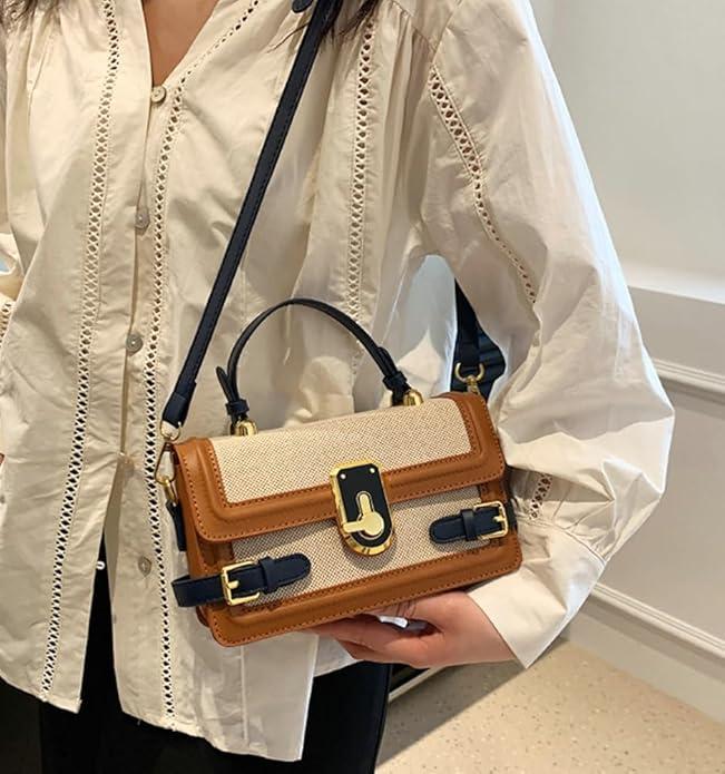 Immagine prodotto Only-Bags.Store Borsa a tracolla con patta vintage, borsa a tracolla retrò, borsa e cartella di moda