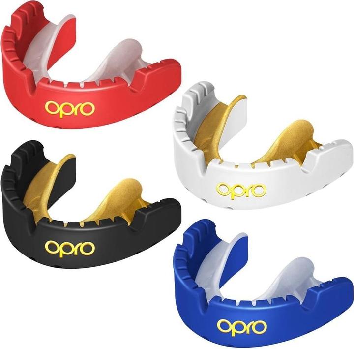 Image du produit Opro Self-Fit - Gold Braces - Black/Gold (Taille unique)