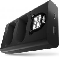 Actual product image Newell Set of DL-USB-C dual-channel charger and two EN-EL15b batteries for Nikon (Camera battery charger)