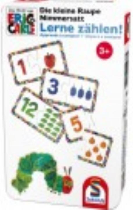 Productafbeelding Schmidt Spiele Het Rupsje Nooitgenoeg leert tellen (Duits, Frans, Italiaans, 3 Jaren)