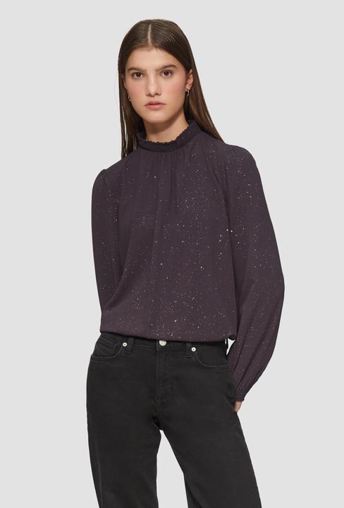 Immagine prodotto S.Oliver Bluse Leicht strukturierte Bluse mit gemocktem Stehkragen (34)