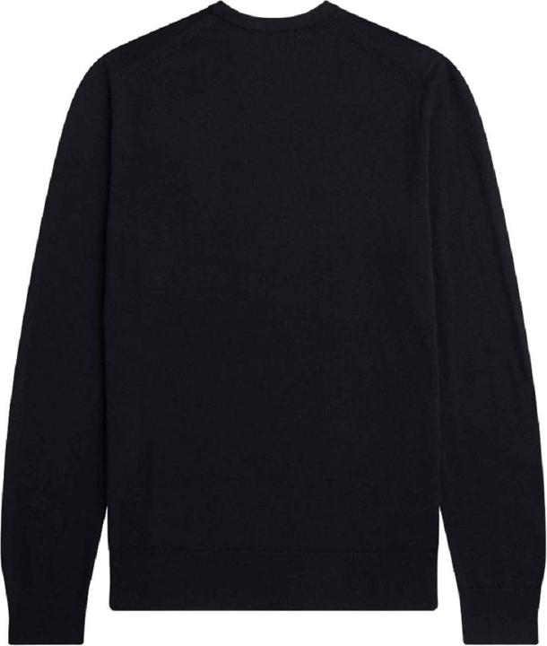 Actual product image Fred Perry Classic Crew Neck Jumper Navy (S)